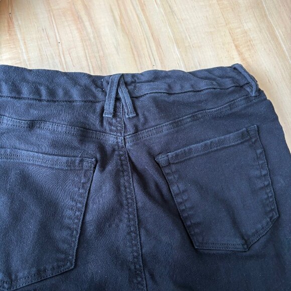 Good American Good Classic Black Jeans Crossover Waist.for nice fit Size 14/ 32 - Picture 5 of 10